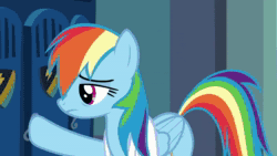Size: 1280x720 | Tagged: safe, screencap, bow hothoof, fleetfoot, rainbow dash, scootaloo, silver lining, silver zoom, thunderlane, windy whistles, pegasus, pony, g4, parental glideance, season 7, absurd file size, abuse, animated, crying, eye shimmer, female, filly, floppy ears, male, mare, sound, stallion, webm, wing hands, wings, yelling