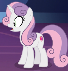 Size: 685x717 | Tagged: safe, screencap, sweetie belle, pony, unicorn, g4, growing up is hard to do, cropped, female, mare, older, older sweetie belle, open mouth