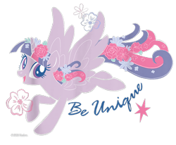 Size: 850x700 | Tagged: safe, twilight sparkle, alicorn, pony, g4, official, cropped, design, female, flower, mare, merchandise, outline, shirt design, simple background, solo, text, transparent background, twilight sparkle (alicorn)