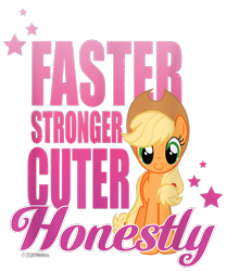 Size: 750x900 | Tagged: safe, applejack, earth pony, pony, g4, official, applejack's hat, cowboy hat, cropped, daft punk, design, female, hat, mare, merchandise, shirt design, simple background, solo, stars, text, transparent background