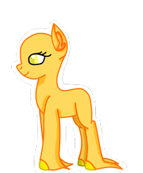 Size: 1188x1434 | Tagged: safe, artist:goldlines005, oc, oc only, earth pony, pony, bald, base, earth pony oc, eyelashes, female, hoof fluff, mare, simple background, smiling, solo, transparent background