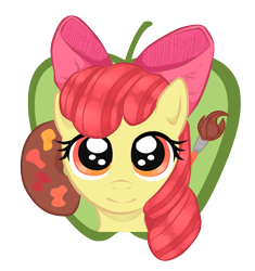 Size: 2061x2192 | Tagged: safe, artist:buckingawesomeart, apple bloom, earth pony, pony, g4, bust, female, filly, high res, portrait, solo