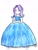 Size: 1412x1882 | Tagged: safe, artist:fude-chan-art, starlight glimmer, equestria girls, g4, clothes, crossed arms, dress, gown, solo