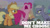 Size: 1280x720 | Tagged: safe, edit, edited screencap, editor:quoterific, screencap, applejack, limestone pie, pinkie pie, earth pony, pony, g4, hearthbreakers, season 5, applejack's hat, cowboy hat, crying, eye contact, female, floppy ears, frown, hat, looking at each other, mare, nose in the air, open mouth, snow