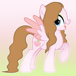 Size: 1120x1118 | Tagged: safe, artist:cindystarlight, oc, oc only, oc:flower heart, pegasus, pony, female, mare, solo