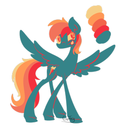 Size: 1029x1082 | Tagged: safe, artist:cuttycommando, rainbow dash, pony, g4, limited palette, simple background, solo, transparent background