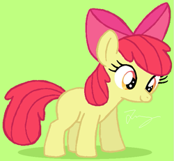 Size: 595x549 | Tagged: safe, artist:heartinarosebud, apple bloom, earth pony, pony, g4, adorabloom, cute, female, filly, solo