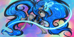 Size: 1920x960 | Tagged: safe, artist:wilvarin-liadon, oc, oc only, pony, unicorn, solo