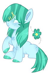 Size: 1895x2836 | Tagged: safe, artist:lilywolfpie, oc, oc only, earth pony, pony, female, mare, offspring, parent:coco pommel, parent:sky stinger, simple background, solo, transparent background