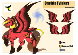 Size: 1920x1358 | Tagged: safe, artist:oneiria-fylakas, oc, oc only, oc:oneiria fylakas, alicorn, pony, female, mare, reference sheet, solo