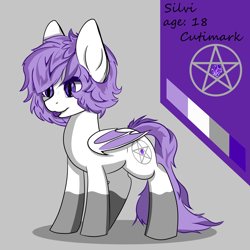 Size: 4000x4000 | Tagged: safe, artist:alistair504, oc, oc:silvi francele, bat pony, bat pony oc, reference sheet