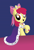 Size: 4000x5912 | Tagged: safe, artist:noditapony, apple bloom, earth pony, pony, g4, adorabloom, crown, cute, empress, female, filly, jewelry, regalia, solo