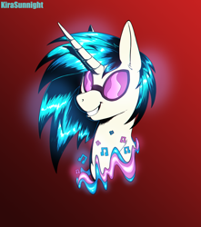 Size: 2000x2258 | Tagged: safe, artist:kirasunnight, dj pon-3, vinyl scratch, pony, unicorn, g4, glasses, high res, solo