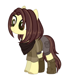 Size: 2125x2203 | Tagged: safe, alternate version, artist:aurorakaufmann, derpibooru exclusive, oc, oc only, oc:safari sunset, earth pony, pony, bandana, belt, boots, clothes, female, high res, mare, shirt, shoes, shorts, simple background, solo, transparent background