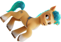 Size: 6982x4796 | Tagged: safe, hitch trailblazer, earth pony, pony, g5, my little pony: a new generation, official, absurd resolution, male, rotated, simple background, solo, stallion, transparent background