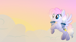 Size: 3840x2160 | Tagged: safe, artist:kaitykat117, artist:stampmakerlkj, edit, vector edit, oc, oc only, oc:heavy weather, pegasus, pony, g4, base used, high res, sky, vector, wallpaper