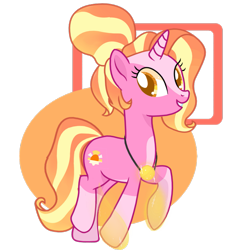 Size: 1285x1316 | Tagged: safe, artist:goldlines005, luster dawn, pony, unicorn, g4, base used, eyelashes, female, jewelry, mare, necklace, raised hoof, simple background, transparent background