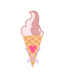 Size: 411x459 | Tagged: safe, artist:goldlines005, oc, oc only, cutie mark, cutie mark only, food, ice cream, ice cream cone, no pony, simple background, transparent background