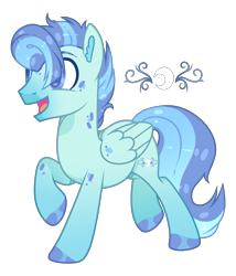 Size: 2049x2394 | Tagged: safe, artist:lilywolfpie, oc, oc only, pegasus, pony, high res, male, offspring, parent:night glider, parent:sky stinger, solo, stallion