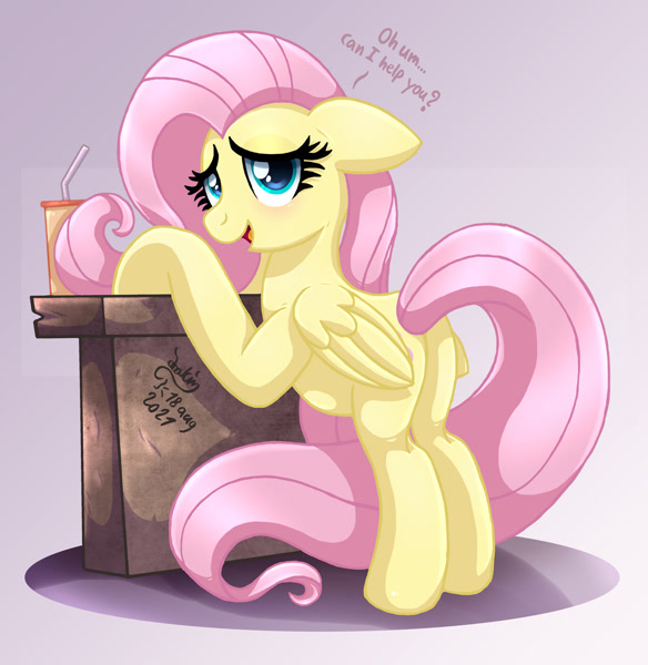 1238391 - safe, artist:brother-lionheart, fluttershy, jojo pose