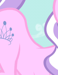 Size: 348x450 | Tagged: safe, edit, edited screencap, screencap, diamond tiara, pony, flight to the finish, g4, season 4, animated, female, filly, out of context, solo