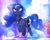 Size: 2048x1634 | Tagged: safe, artist:kurogewapony, princess luna, alicorn, pony, g4, :o, abstract background, cute, female, lunabetes, mare, open mouth, solo