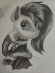 Size: 1080x1440 | Tagged: safe, artist:henry forewen, fluttershy, pegasus, pony, g4, monochrome, sketch, solo, traditional art