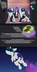 Size: 2838x5542 | Tagged: safe, artist:lbrcloud, oc, oc:invictus europa, pony, unicorn, clothes, cutie mark, glasses, hoodie, jacket, jet pack, leather jacket, reference sheet