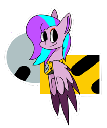 Size: 372x444 | Tagged: safe, artist:goldlines005, oc, oc only, pegasus, pony, bust, pegasus oc, simple background, smiling, transparent background, two toned wings, wings