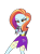 Size: 664x898 | Tagged: safe, artist:sunsetshimmer333, sassy saddles, human, equestria girls, g4, my little pony equestria girls: rainbow rocks, alternate universe, equestria girls-ified, eyebrows, female, grin, microphone, sassy saddles' cutie mark, simple background, smiling, solo, transparent background, under our spell