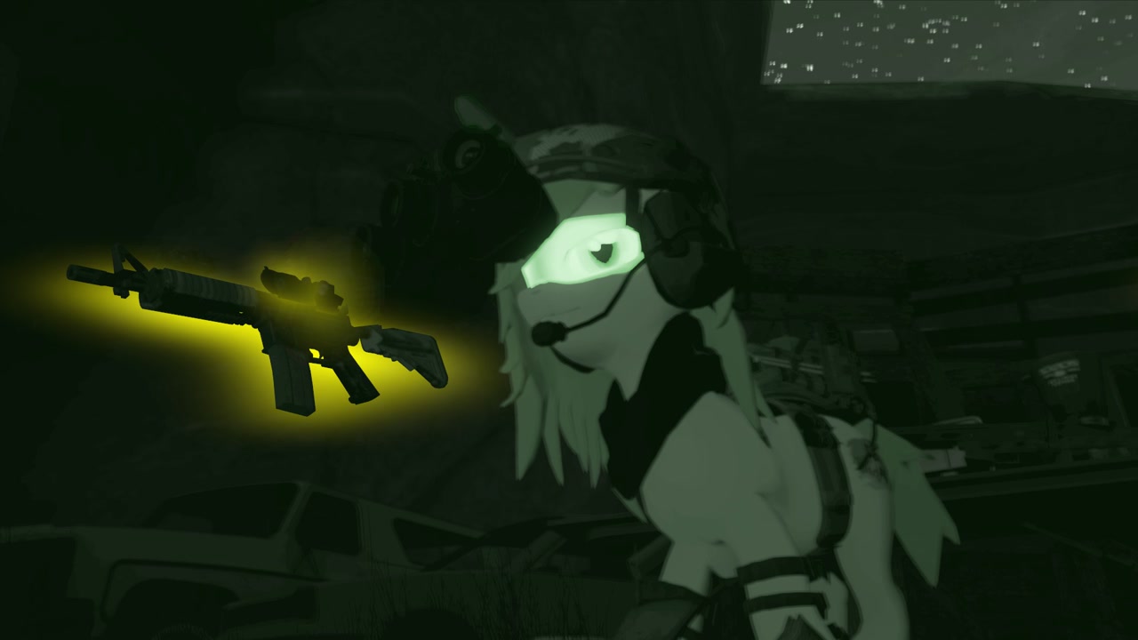 2681968 safe, oc, ocenmity, pony, unicorn, 3d, 3m peltor comtac