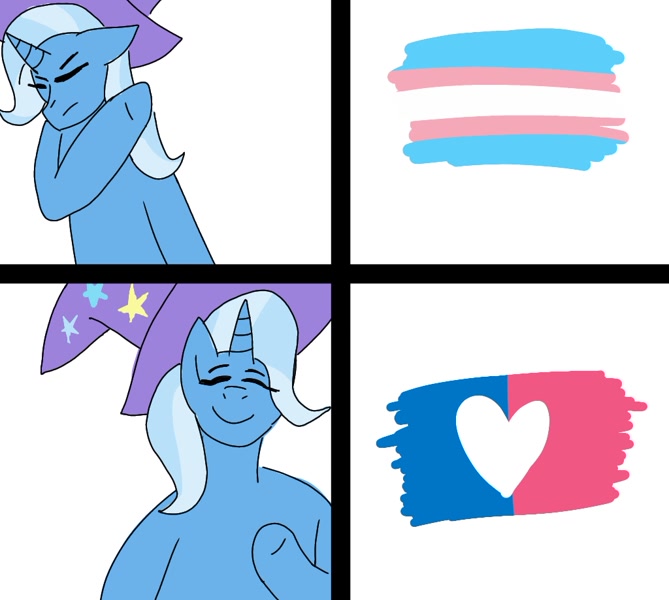 Transgender Pride Flag - Rebellious Unicorns