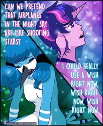 Size: 720x877 | Tagged: artist needed, safe, twilight sparkle, bird, blue jay, pony, unicorn, anthro, g4, aeroplanes and meteor showers, airplanes (song), crossover, crossover shipping, crying, dusk shine, female, male, mare, meme, mordecai, mordetwi, nightmare fuel, not salmon, r63 shipping, redraw mordetwi meme, regular show, rule 63, shipping, song reference, straight, wat, wtf