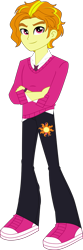Size: 1322x4000 | Tagged: safe, artist:tacos67, adagio dazzle, equestria girls, g4, base used, clothes, converse, crossed arms, cutie mark, cutie mark on clothes, equestria girls-ified, male, pants, rule 63, shoes, simple background, smiling, solo, transparent background
