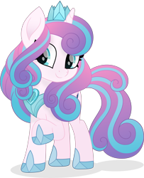 Size: 4549x5600 | Tagged: safe, artist:inaactive, princess flurry heart, alicorn, pony, absurd resolution, crown, female, hoof shoes, jewelry, mare, older, older flurry heart, raised hoof, regalia, simple background, smiling, solo, transparent background