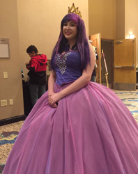 Size: 1024x1291 | Tagged: safe, artist:cinemabrony, artist:lochlan o'neil, twilight sparkle, human, g4, clothes, cosplay, costume, dress, equestria la, equestria la 2017, irl, irl human, photo