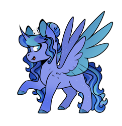 Size: 720x741 | Tagged: safe, artist:goldlines005, oc, oc only, alicorn, pony, alicorn oc, base used, colored hooves, horn, offspring, parent:flash sentry, parent:twilight sparkle, parents:flashlight, raised hoof, simple background, solo, transparent background, two toned wings, wings