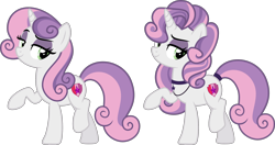 Size: 3260x1727 | Tagged: safe, artist:whalepornoz, sweetie belle, pony, unicorn, g4, alternate hairstyle, eyeshadow, future sweetie belle, jewelry, makeup, necklace, older, older sweetie belle, simple background, solo, transparent background, vector