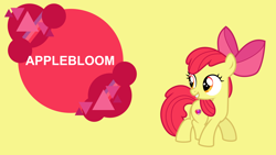 Size: 4400x2475 | Tagged: safe, editor:quoterific, apple bloom, earth pony, pony, g4, female, filly, solo, wallpaper
