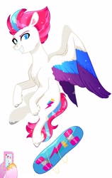 Size: 2063x3271 | Tagged: safe, artist:pokethedog, pipp petals, zipp storm, pegasus, pony, g5, adorazipp, cellphone, cute, cutie mark, duo, female, high res, mare, phone, royal sisters (g5), siblings, simple background, sisters, skateboard, smartphone, white background