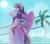 Size: 3000x2631 | Tagged: safe, artist:sinner_png, twilight sparkle, alicorn, anthro, g4, beach, belly button, bikini, breasts, clothes, ear fluff, female, high res, outdoors, palm tree, sarong, solo, sports, sun, swimsuit, tree, twilight sparkle (alicorn), volleyball, volleyball net