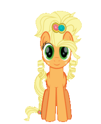 Size: 978x1200 | Tagged: safe, artist:php178, derpibooru exclusive, applejack, earth pony, pony, g4, my little pony: the movie, simple ways, alternate hairstyle, alternate tailstyle, animated, applejewel, beautiful, butt, female, freckles, gif, hairclip, happy, looking at you, mare, movie accurate, plot, rotating, rotation, simple background, smiling, smiling at you, solo, spinning, standing, standing up, standing upright, transparent background, you spin me right round
