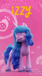 Size: 520x924 | Tagged: safe, izzy moonbow, pony, unicorn, g5, official, animated, cute, female, gif, izzybetes, mare, rotating