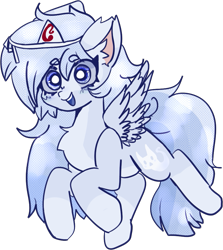 Size: 871x977 | Tagged: safe, artist:nyansockz, artist:ube, oc, oc only, oc:spooky wooky, ghost, ghost pony, pegasus, pony, undead, ashes town, doodle, fluffy, headband, simple background, transparent background