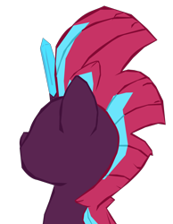 Size: 1280x1652 | Tagged: source needed, safe, artist:benpictures1, artist:chedx, tempest shadow, pony, unicorn, comic:the storm kingdom, g4, my little pony: the movie, alternate hairstyle, bad end, crystal of light, female, general tempest shadow, implied applejack, implied fluttershy, implied pinkie pie, implied rainbow dash, implied rarity, implied spike, inkscape, mare, solo, vector