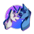 Size: 1280x1280 | Tagged: safe, artist:baradalilly, night light, twilight velvet, pony, unicorn, g4, female, male, mare, ship:nightvelvet, shipping, stallion, straight