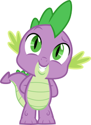 Size: 3000x4092 | Tagged: safe, artist:cloudy glow, spike, dragon, g4, spike at your service, .ai available, cute, grin, male, nervous, nervous smile, simple background, smiling, solo, spikabetes, transparent background, vector