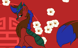 Size: 1920x1200 | Tagged: safe, artist:brainiac, oc, oc only, oc:scarlet havoc, kirin, commission, solo