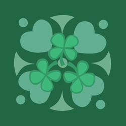 Size: 1000x1000 | Tagged: safe, artist:clever clovers, derpibooru exclusive, oc, oc:clever clovers, circle, clover, cutie mark, four leaf clover, heart