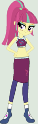 Size: 185x599 | Tagged: safe, artist:jadeharmony, sour sweet, equestria girls, g4, crossover, exeron fighters, exeron outfit, martial arts kids, martial arts kids outfits